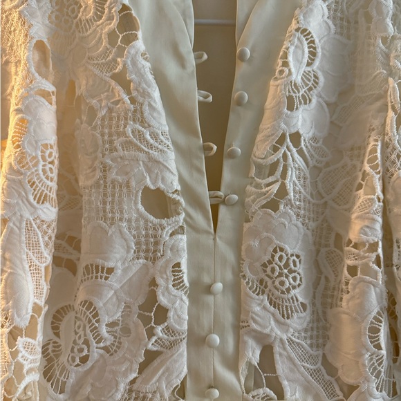 NWT Mestiza Ivory Lace Dress Size 2 NEW - Picture 3 of 10